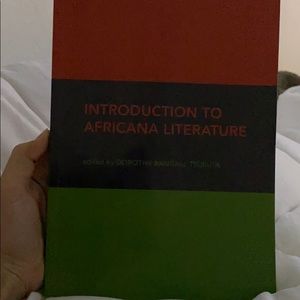 Introduction to Africana literature textbook.